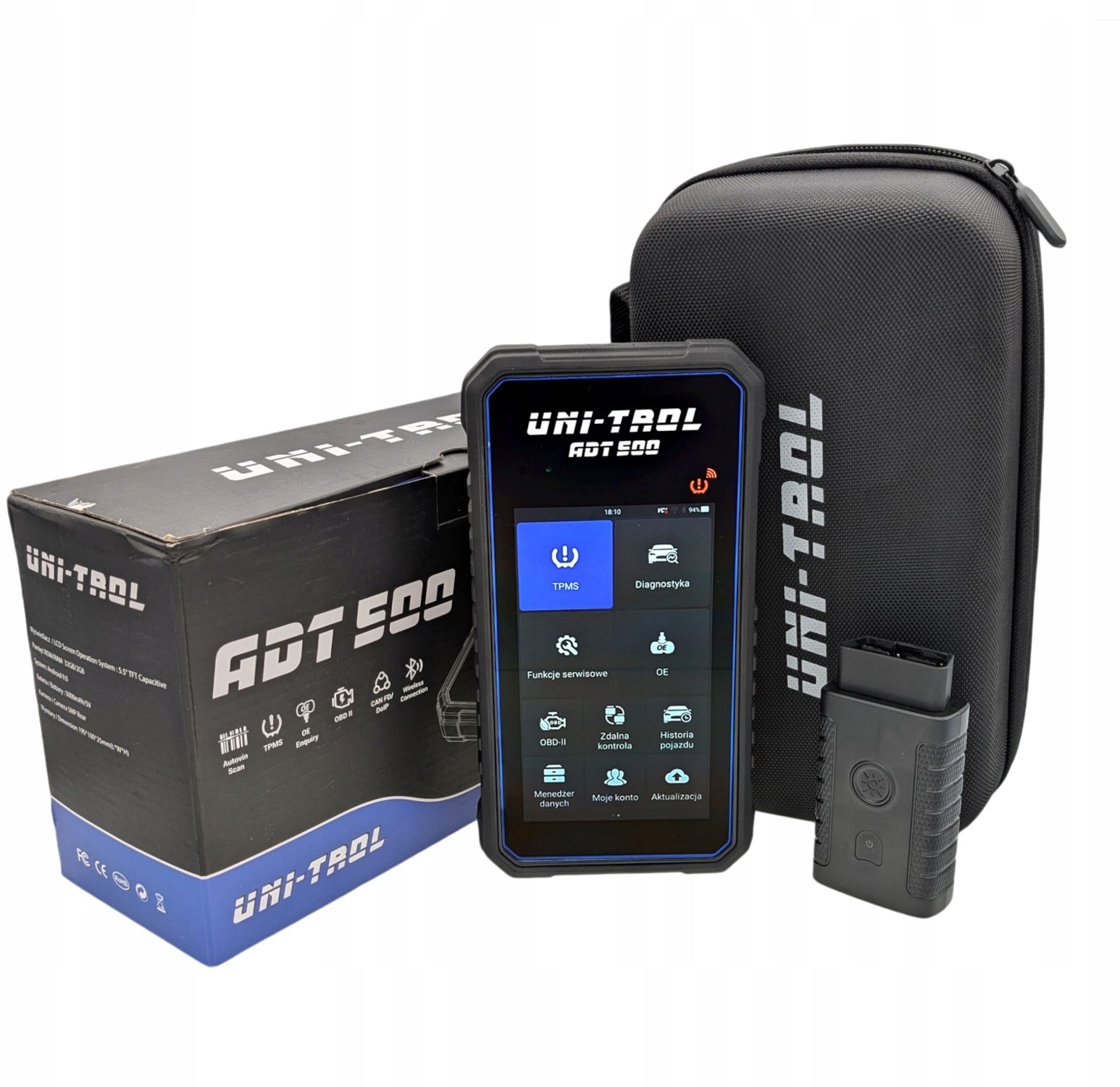 Tester Programmer TPMS Uni-Trol ADT 500 Language PL WiFi Lifetime Update