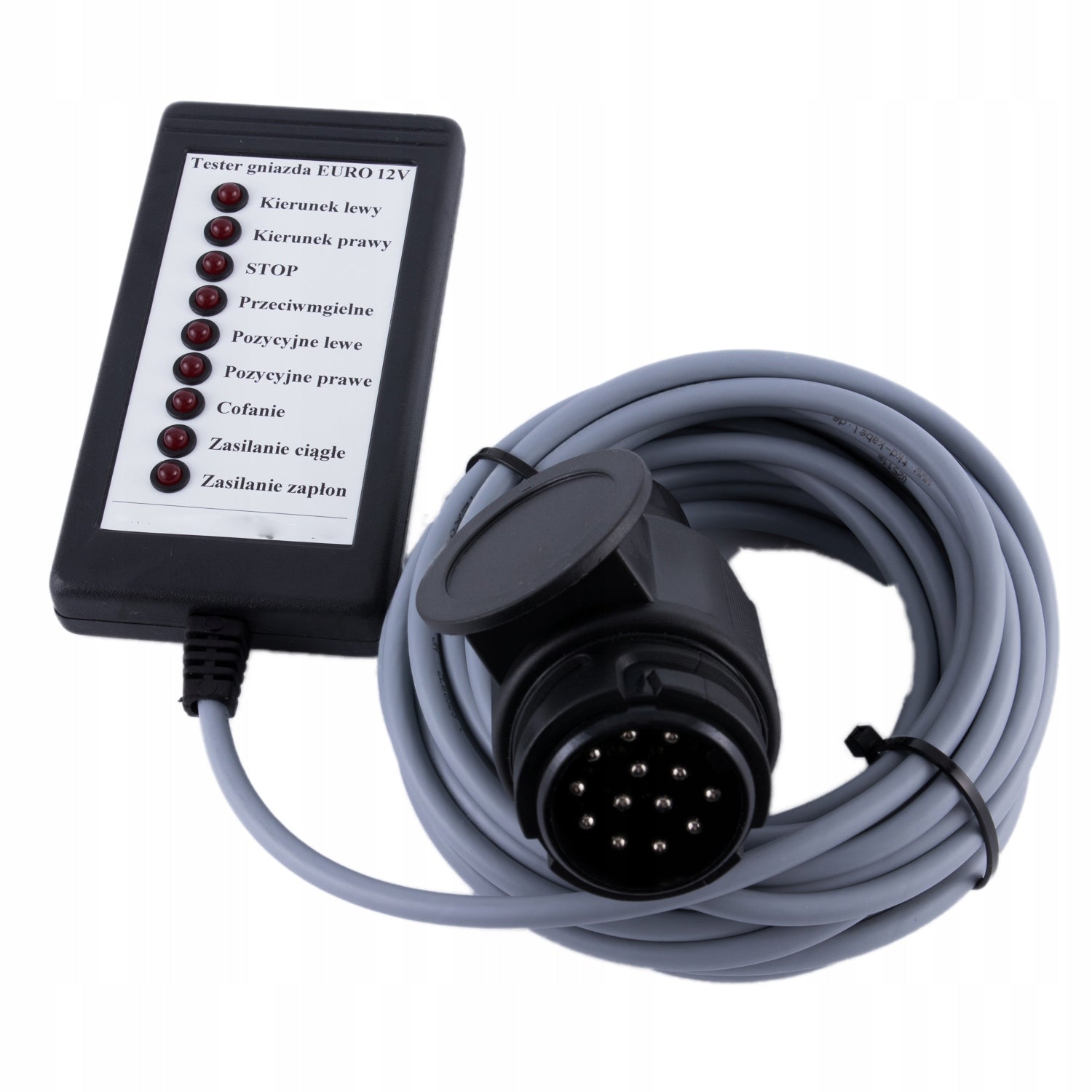 Tester Trailer sockets, Hook connectors - EURO 13PIN
