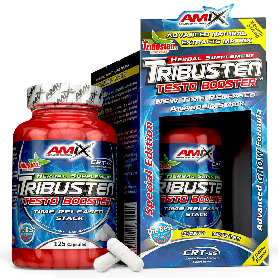 Testosterone Booster Libido Tribulus 2000 mg Saw Palm 125 capsules Expiration date at least 1 year from the date of purchase