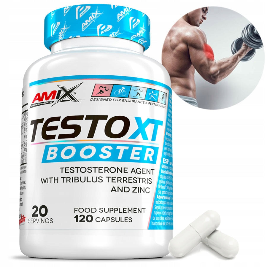 Testosterone booster 120 capsules DAA Tribulus Maca libido potency strength Packaging status original