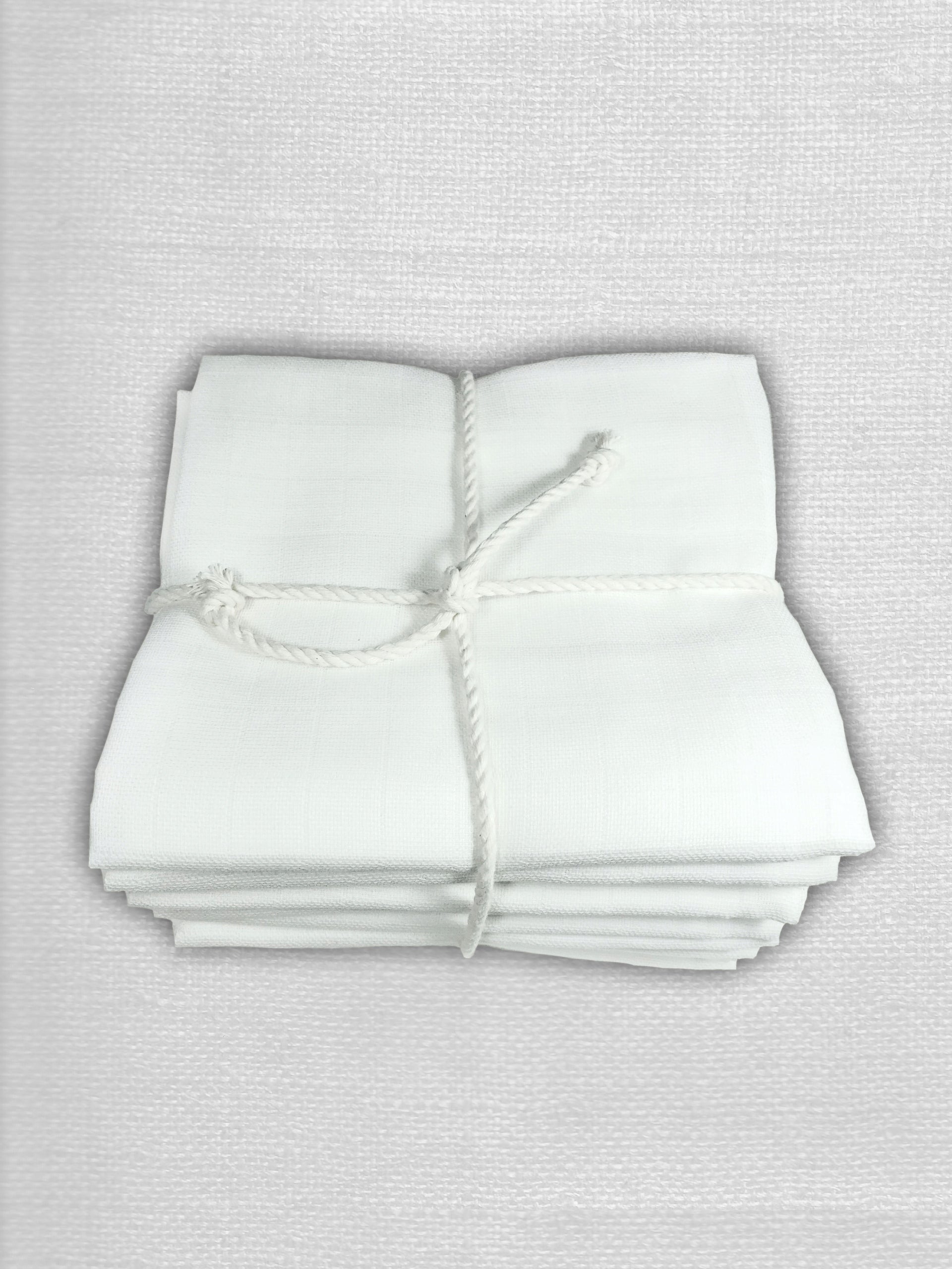 Tetra Diapers Lux White 70x75 cm Set of 10 pcs. KAMYCZEK 100% cotton Packaging status original