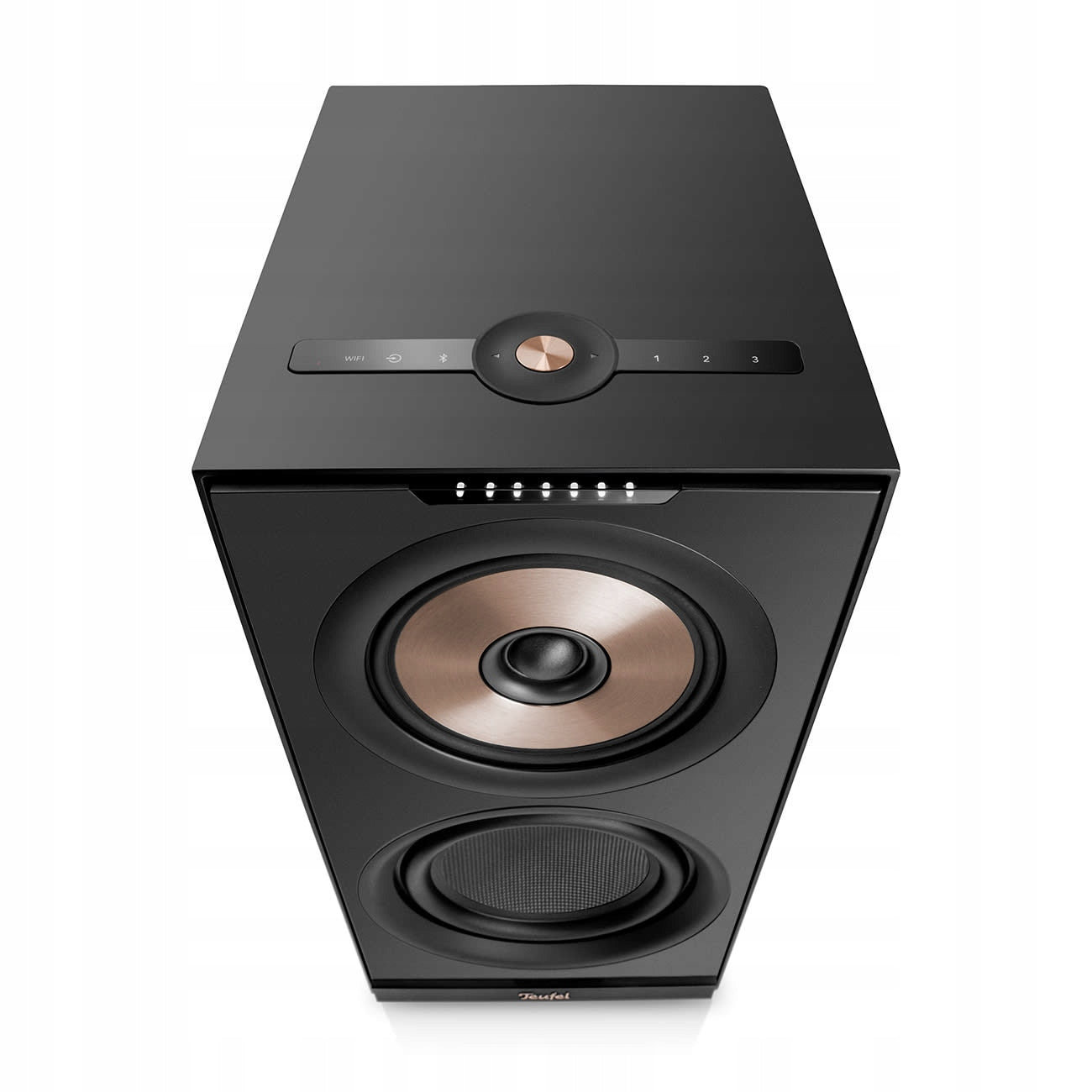 Teufel STEREO M 2 loudspeakers, active stand-mounted loudspeakers, Wifi Color black