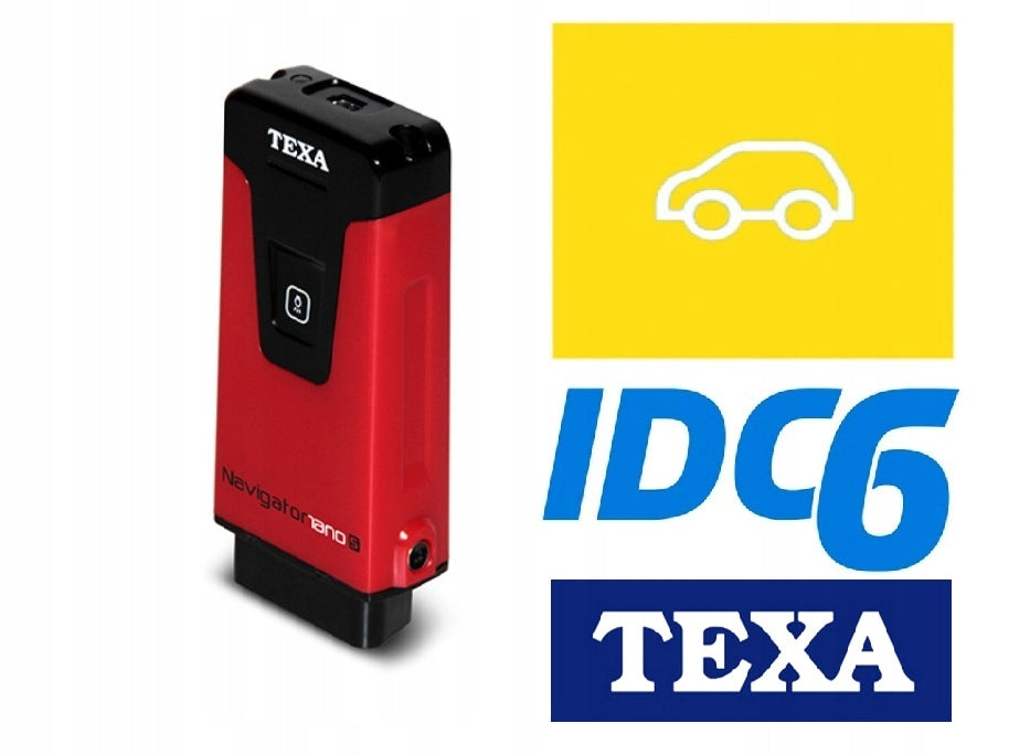 Texa Nano S NEW diagnostic tester with CAR LIGHT IDC6 software