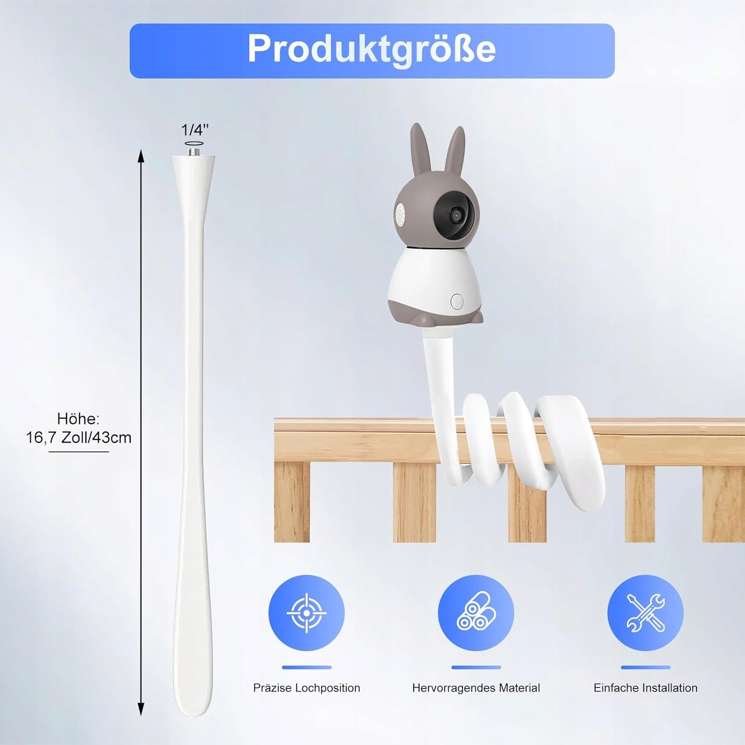 Thalire Nanny Handle Flexible for Baby Crib Brand no brand