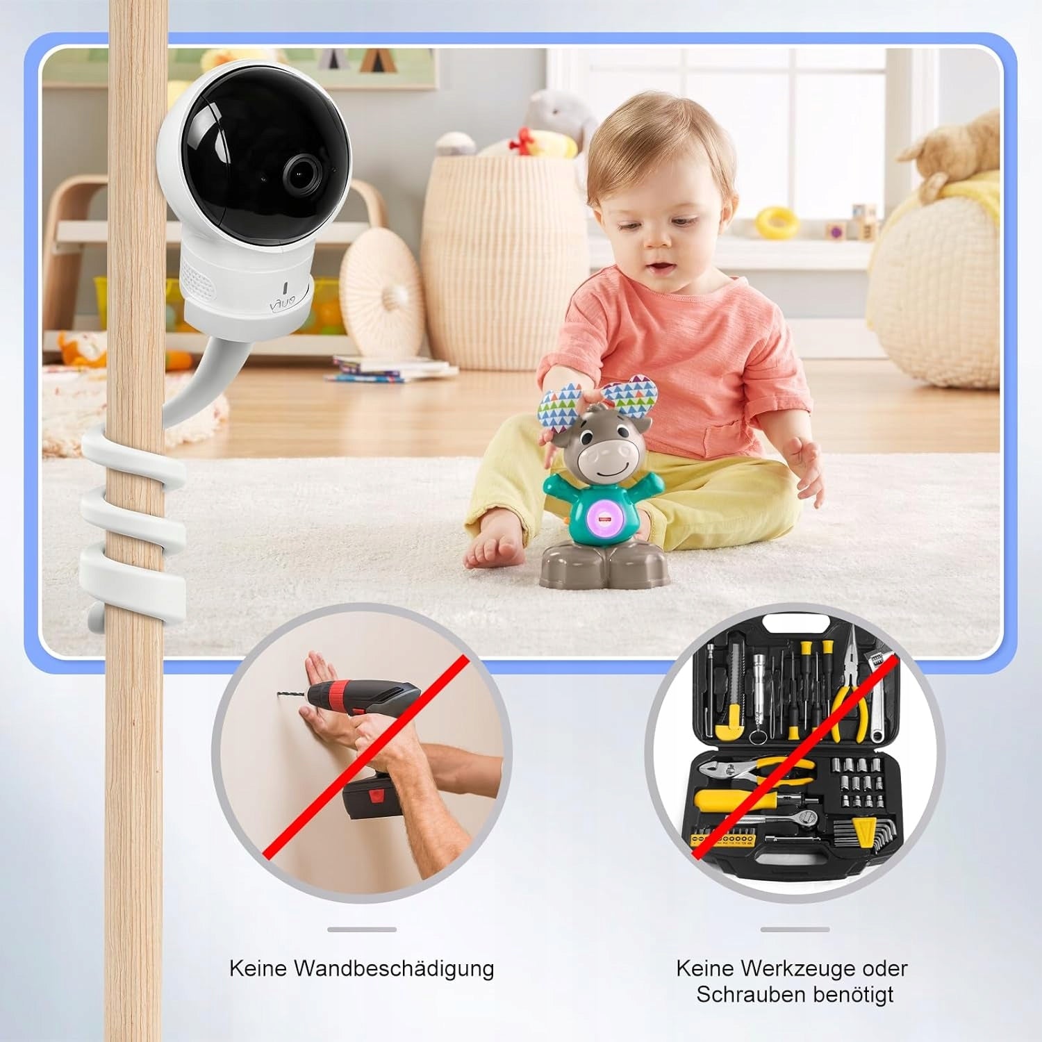 Thalire Nanny Handle Flexible for Baby Crib Manufacturer code 089328
