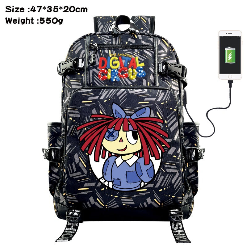 The Amazing Digital Circus Large Capacity Student School Bag Loading Manufacturer code uyjbh14789