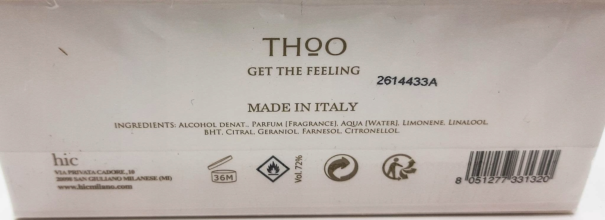The House of Oud Get The Feeling EDP 75ml Manufacturer code 2614433A