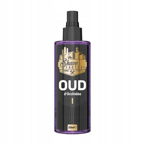 The Shave Factory Aftershave 250ml Oud d'Orchidée spray plastic