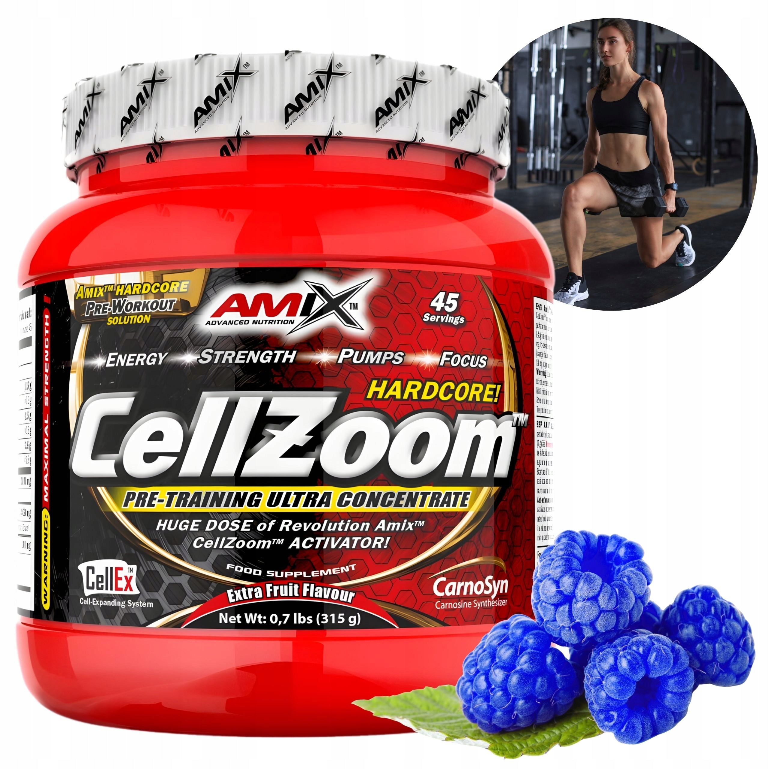 The Strongest Pre-Workout Beta Alanine Arginine Fat Burner 315g