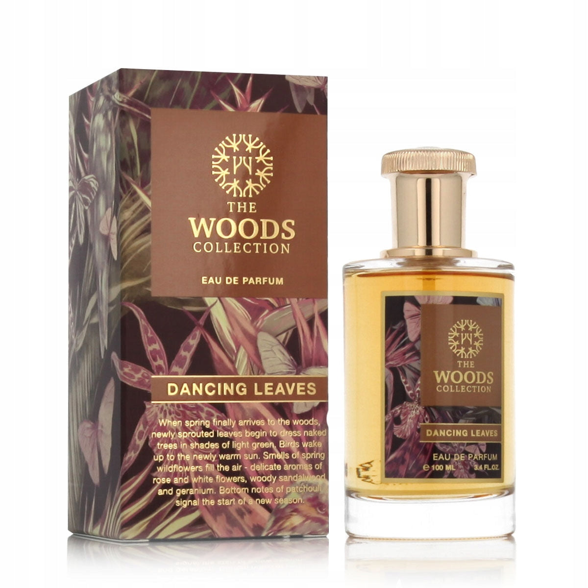 The Woods Collection Dancing Leaves Perfumed Water 100 ml Brand The Woods Collection