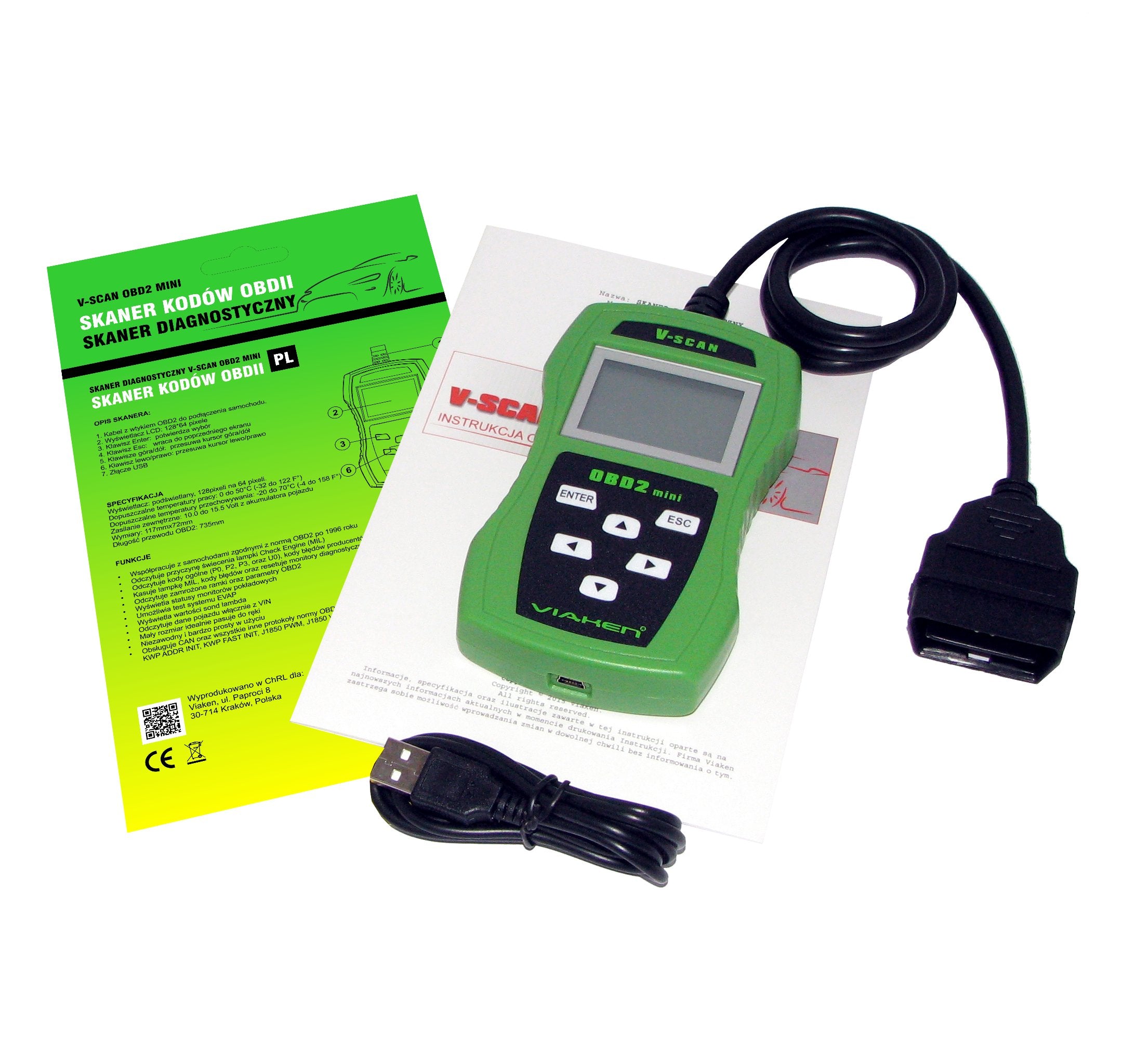The cheapest OBD2 scanner Vscan Polish from the dealer!