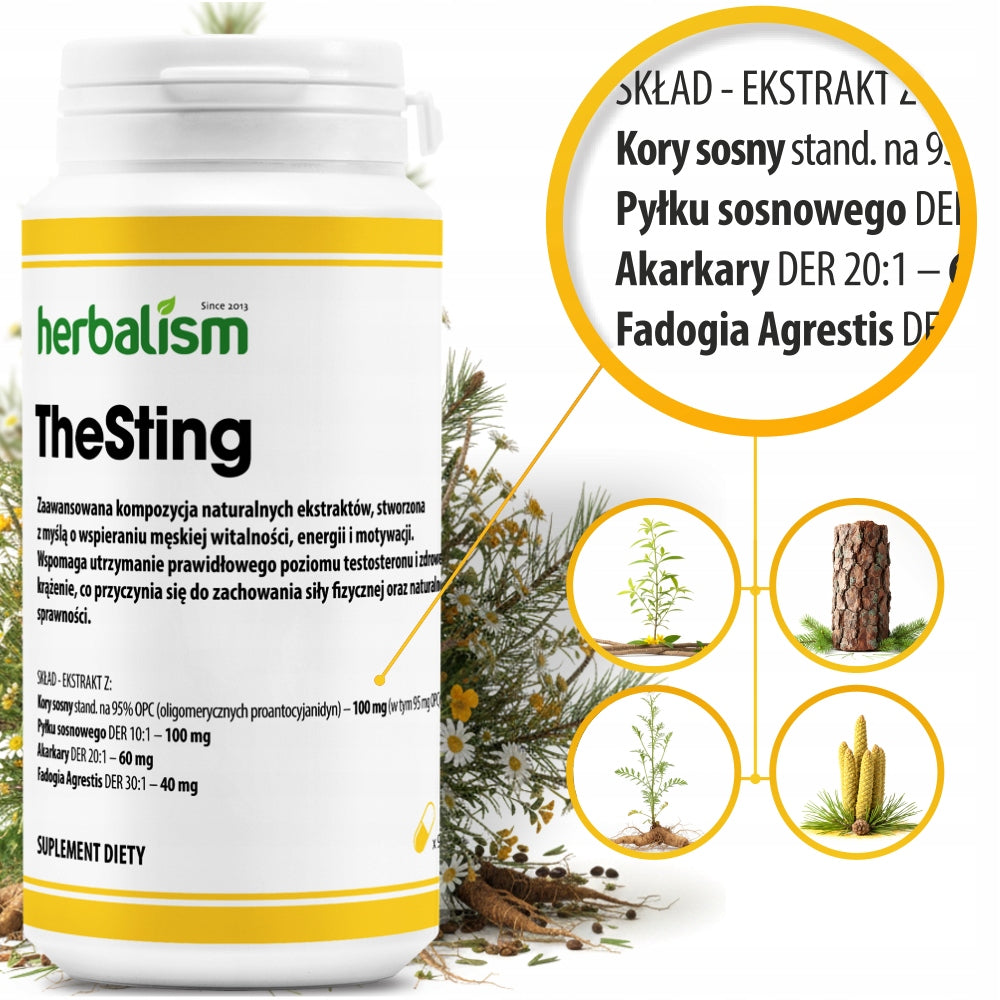 TheSting TESTOSTERONE - LIBIDO - MUSCLES Brand Herbalism