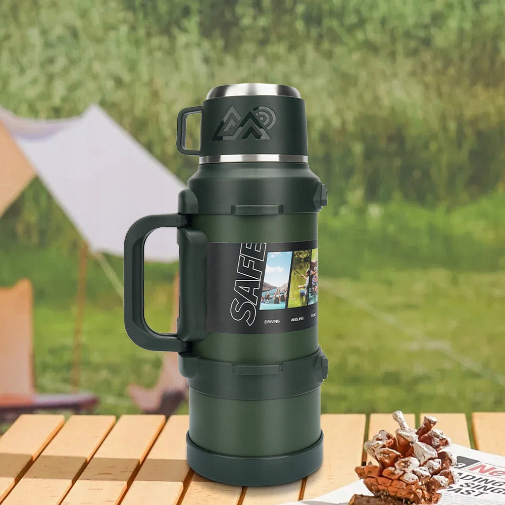 Thermal Bottle 2000L Vacuum Mug With Handle And Filter Thermos #316 Volume 2000 ml