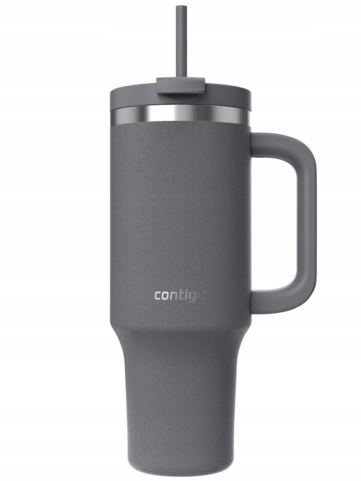 Thermal Mug with Straw Contigo Streeterville Tumbler 1200 ml - Darkstone