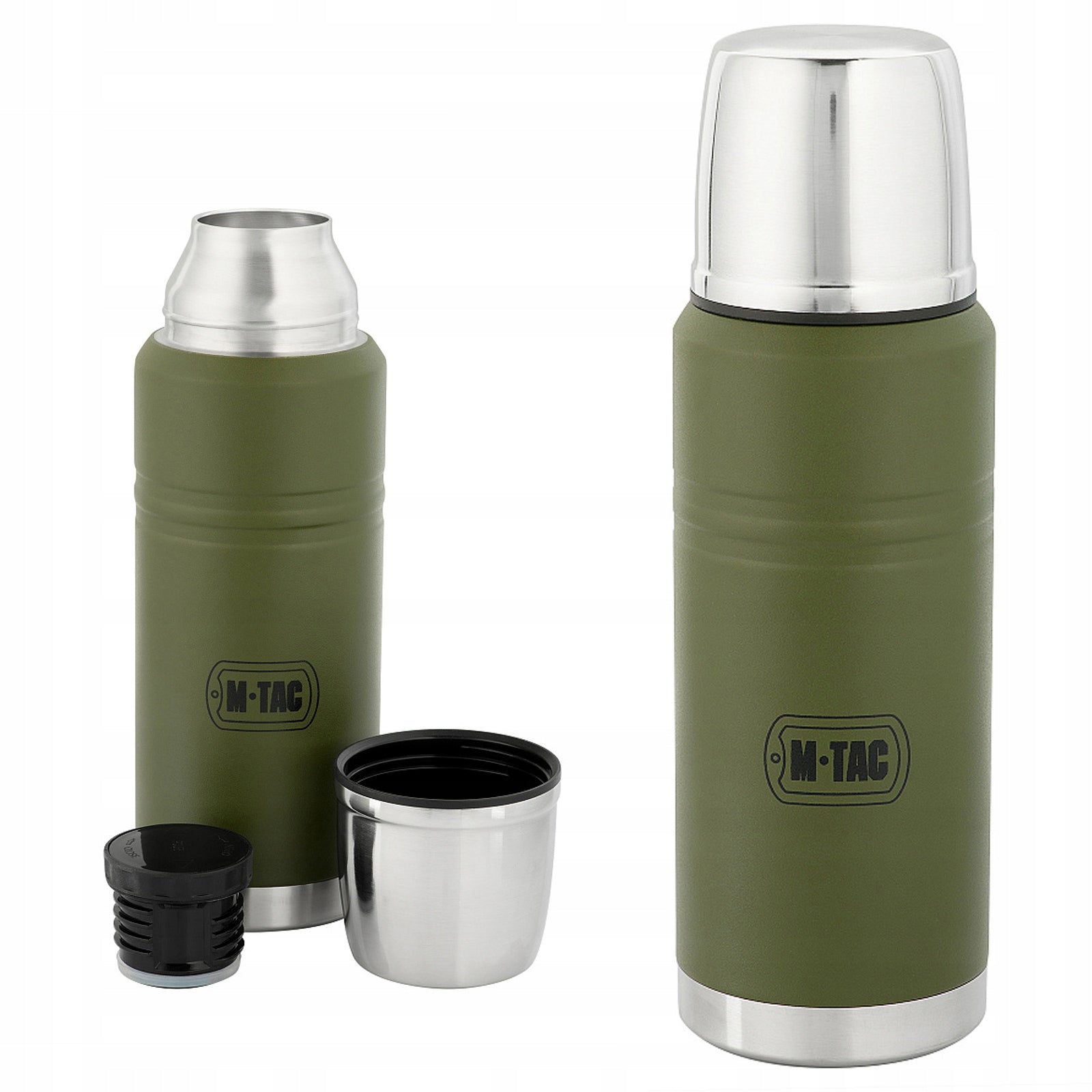 Thermal Tourist Thermos 750ml M-Tac Vacuum Steel Olive Mug