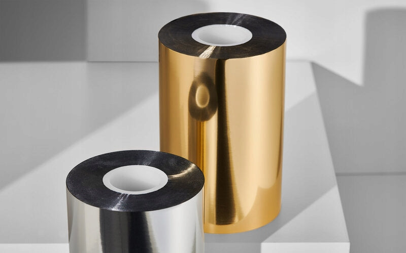 Thermal Transfer Tape/Calquet TTR wax (WAX)(110mmx100m) GOLD Manufacturer code 5906792148751