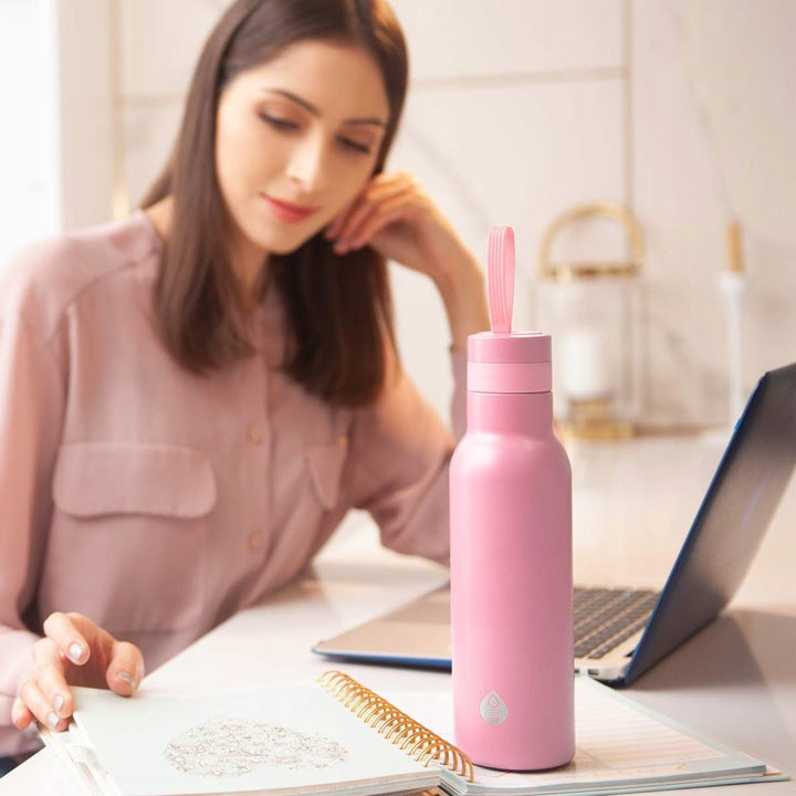 Thermal bottle Dafi thermos 490ml - pink Number of cartridges included in the kit 1