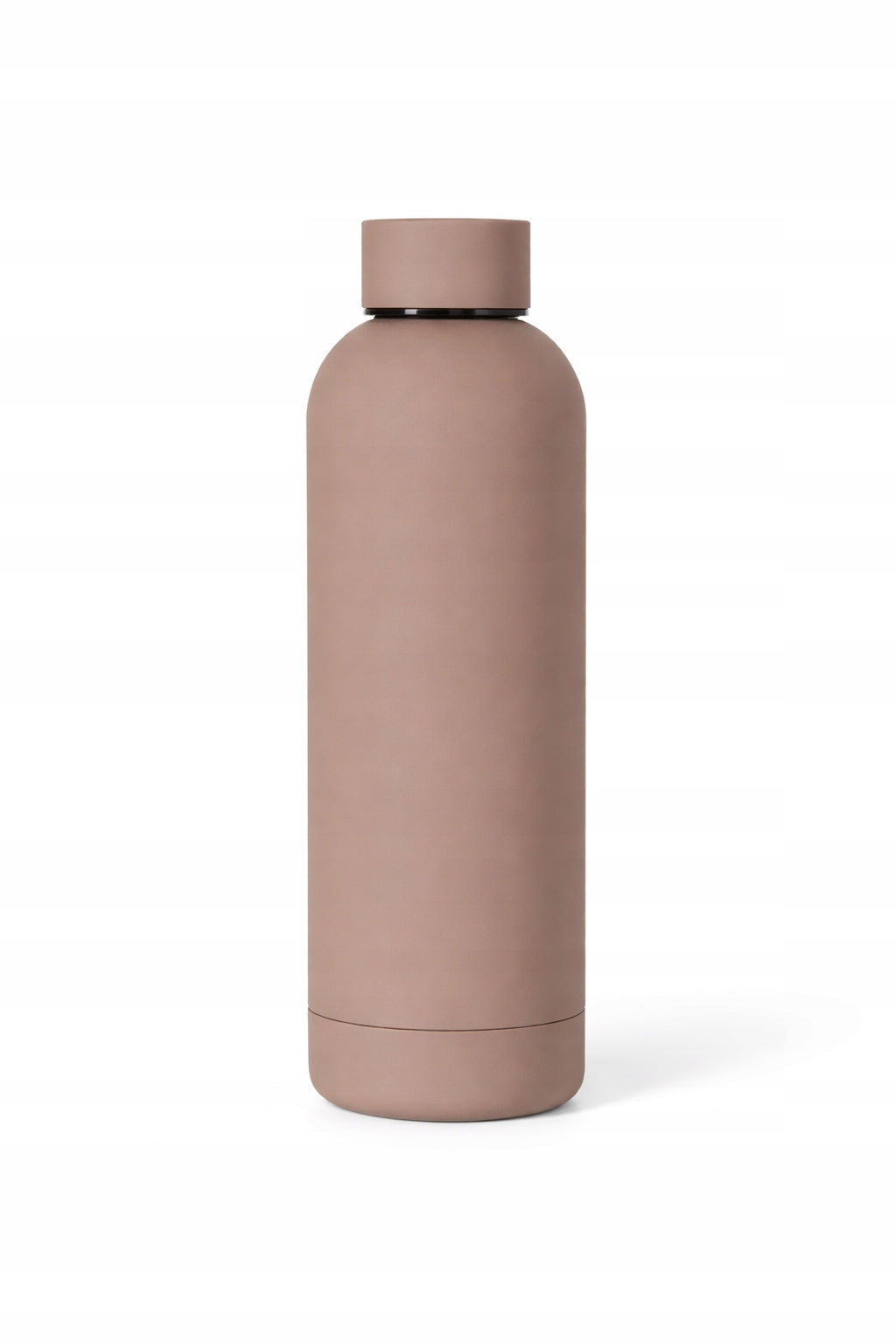 Thermal bottle steel 500ml thermos for hot cold drinks brown