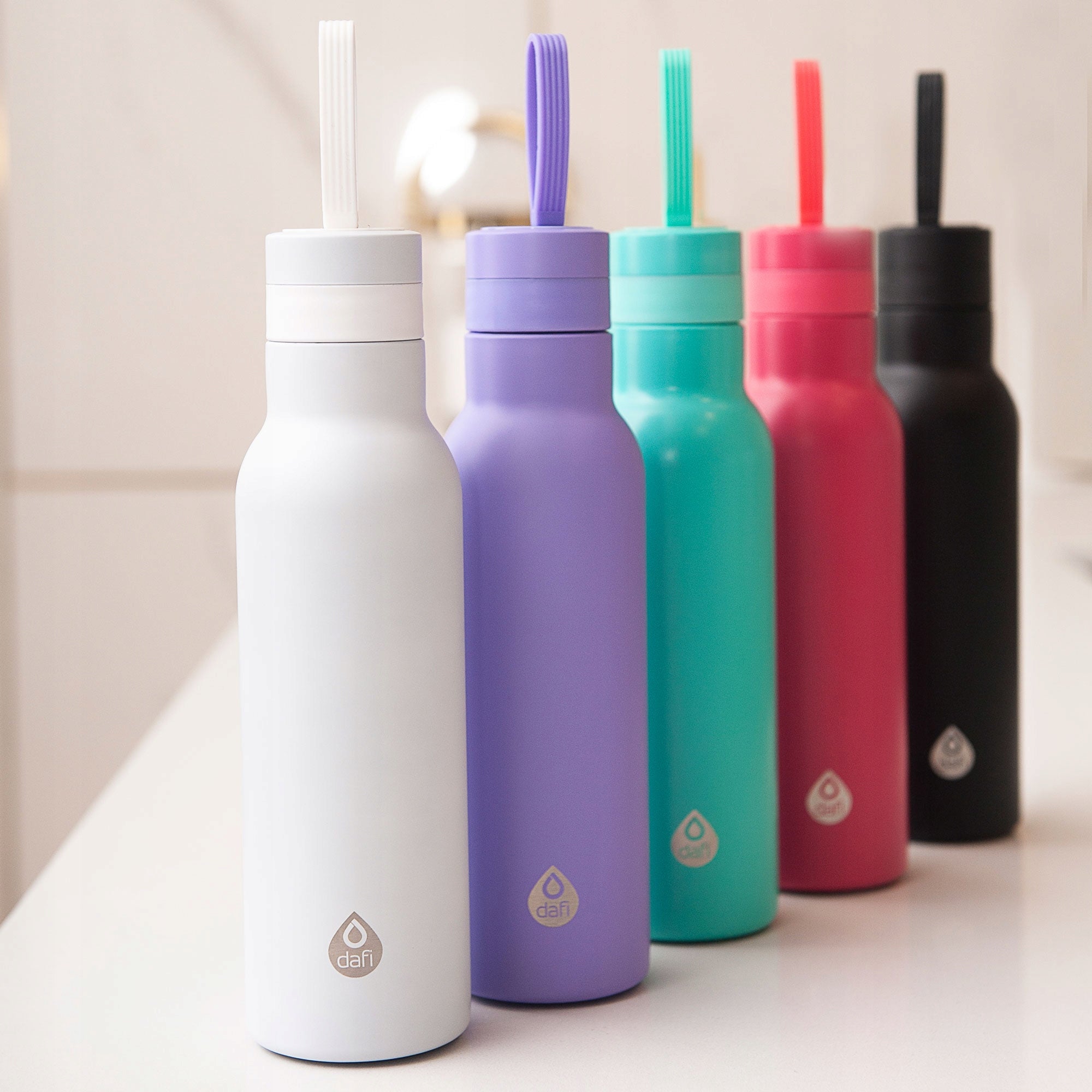 Thermal bottle thermos Dafi Easy 490ml stainless steel 12/24h (latte) Packaging status original