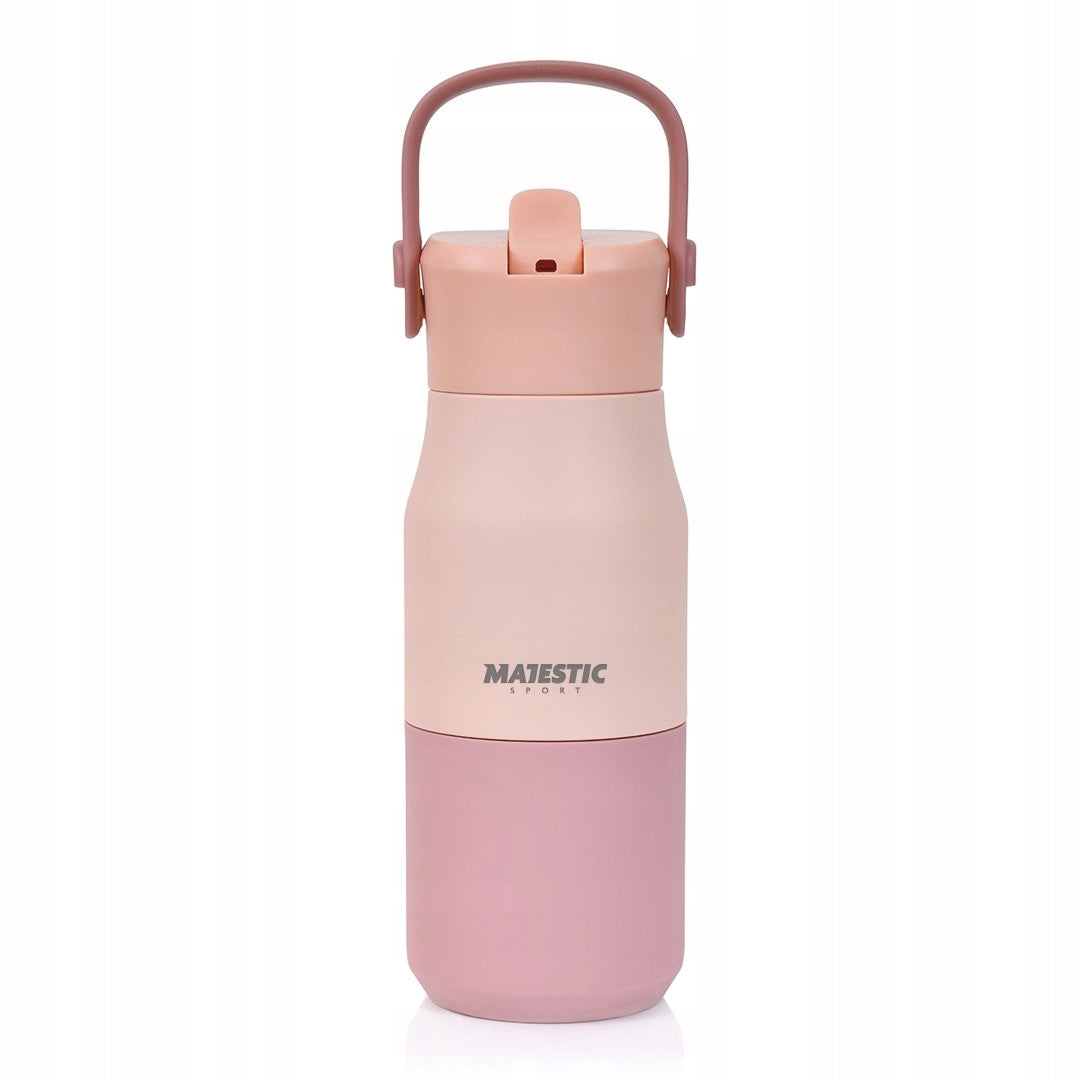 Thermal bottle with straw sealed steel water bottle Majestic Sport SILLY 360 ml Packaging status original