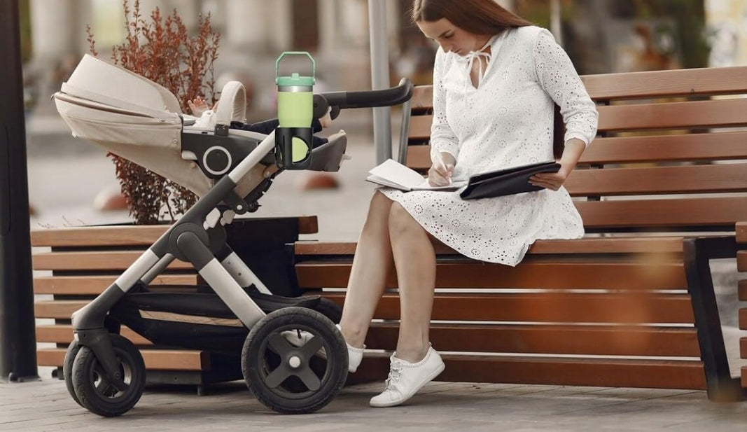 Thermal cup holder attached to a pram or bicycle black Manufacturer code 05906684622000