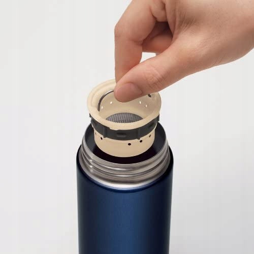 Thermal mug with tea strainer ZOJIRUSHI SM-JTE46-AD 460 ml navy blue Packaging status original