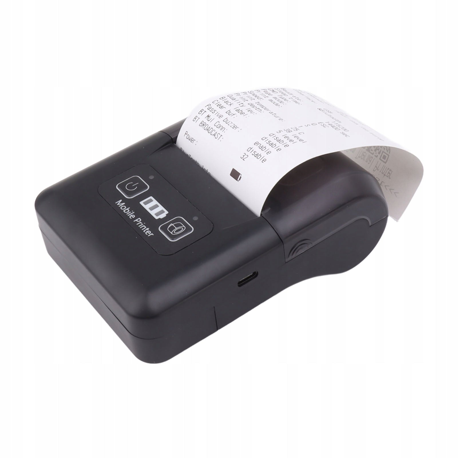 Thermal printer, compact ABS 203 dpi thermal printer with indicator Brand no brand