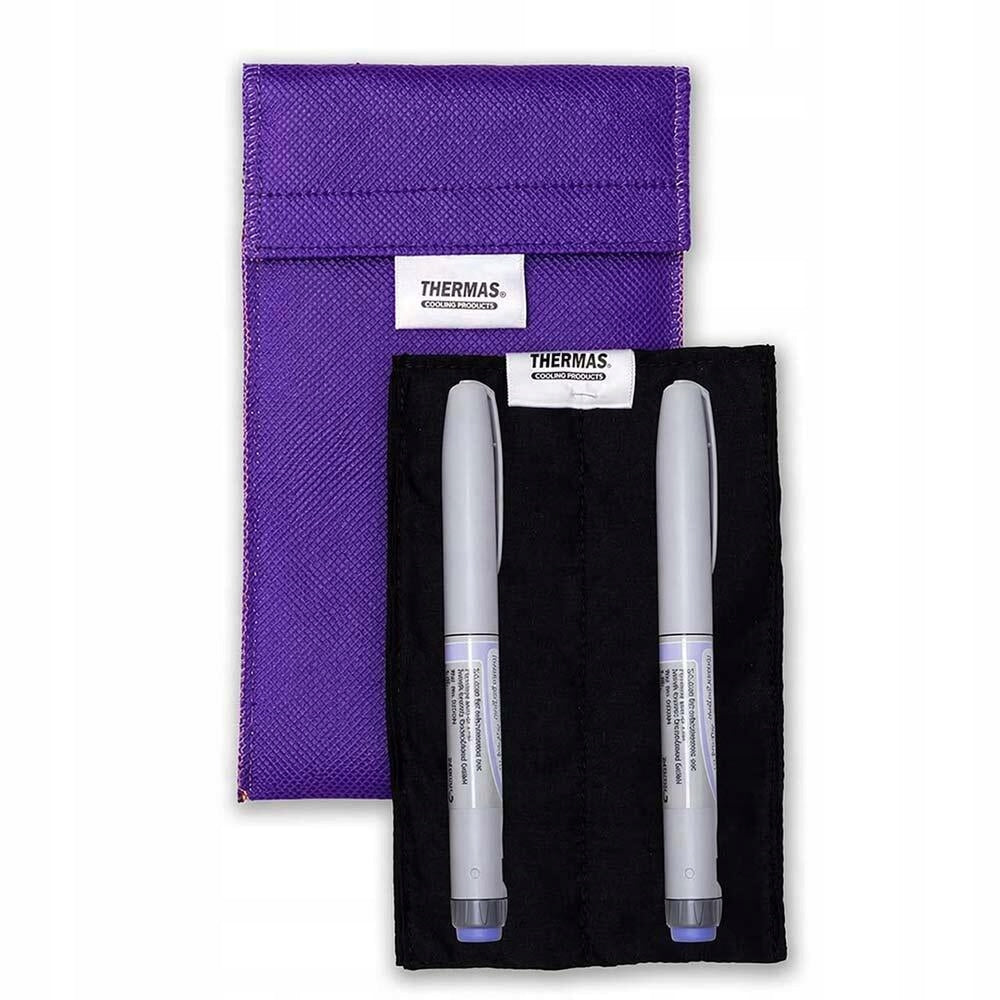 Thermas DUO Cooling case for 2 insulin pens - PURPLE