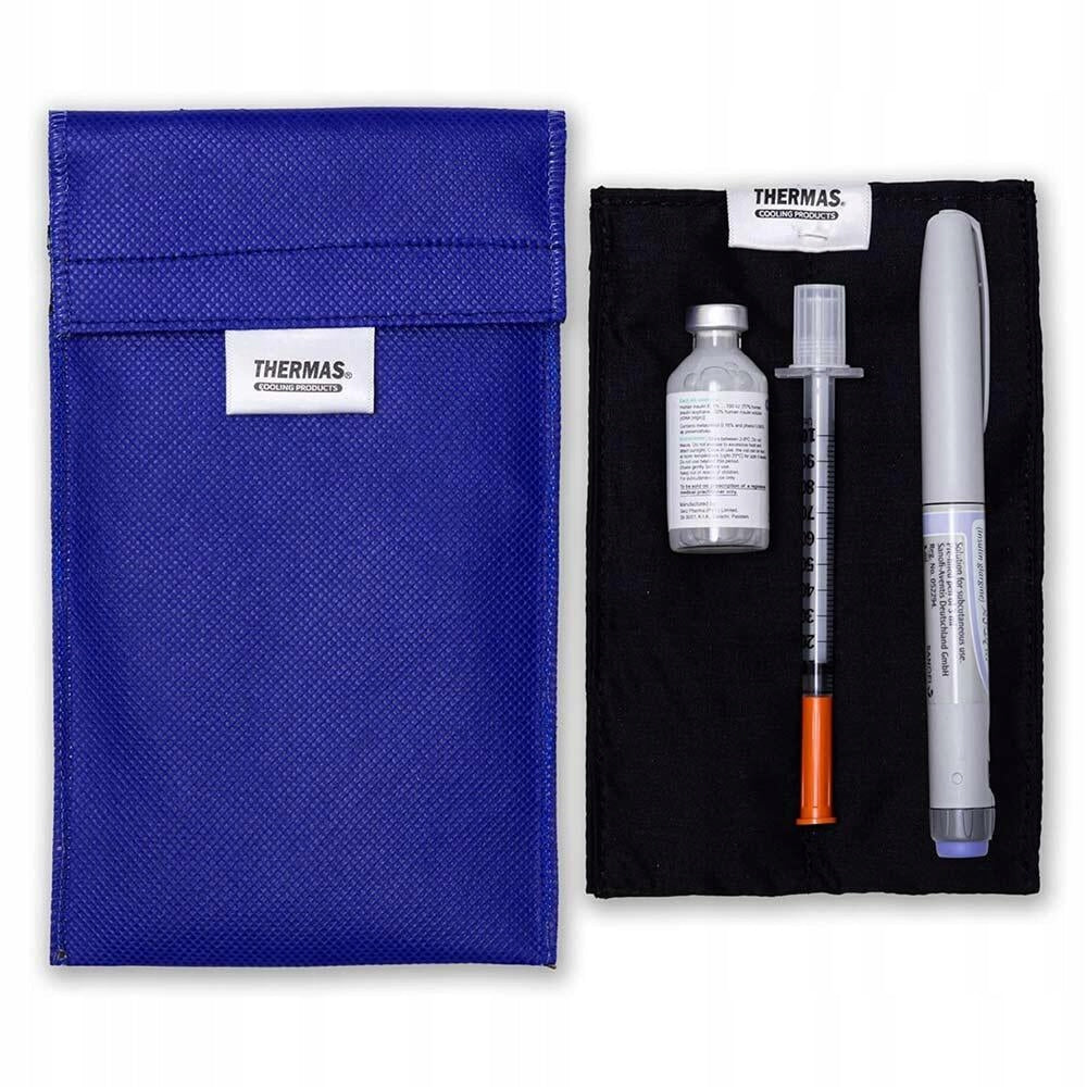 Thermas DUO Thermal Cooling Case Insulin Case - BLUE Packaging status original