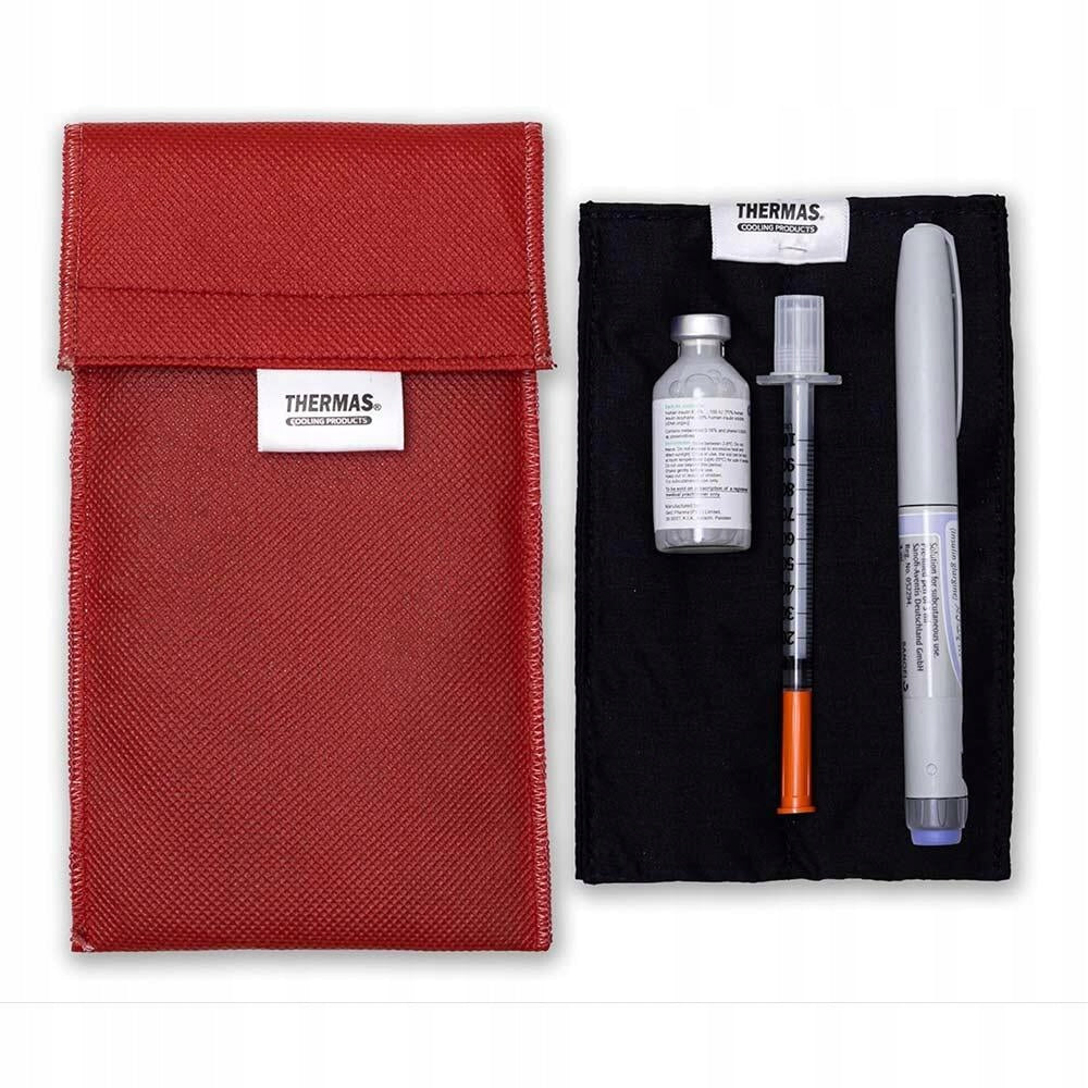 Thermas DUO Thermal Cooling Case Insulin Case RED Packaging status original