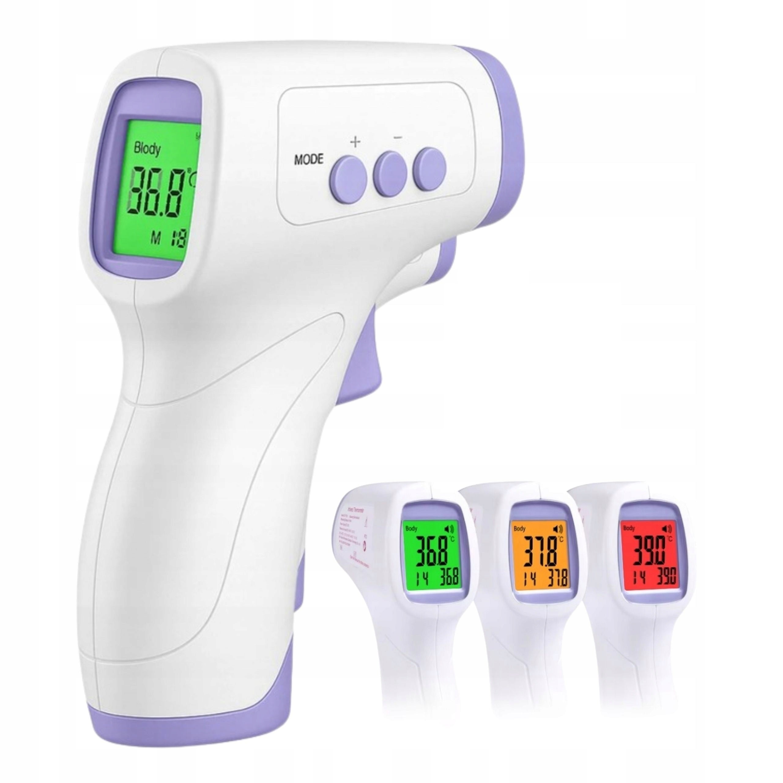 Thermometer Touchless Electronic Medical Digital LCD AAA Batteries Packaging status original