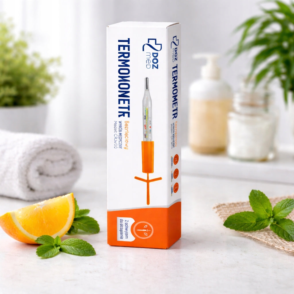 Thermometer, mercury-free, CR.W00, DOZ Med , 1 pc. Medical device type medical device or in-vitro diagnostic medical device