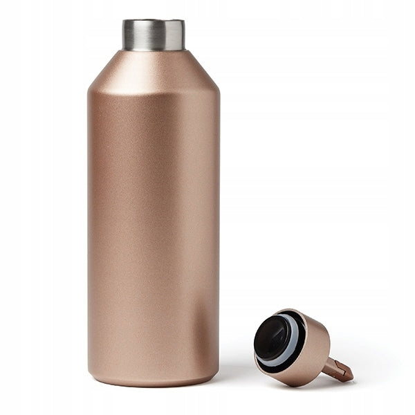 Thermos Lexon Horizon 500ml Stainless Steel Carabiner Gold Packaging status original