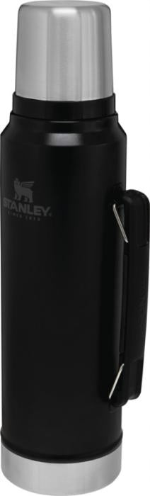 Thermos Stanley CLASSIC thermal bottle 1L BLACK vacuum 24h legendary Packaging status original