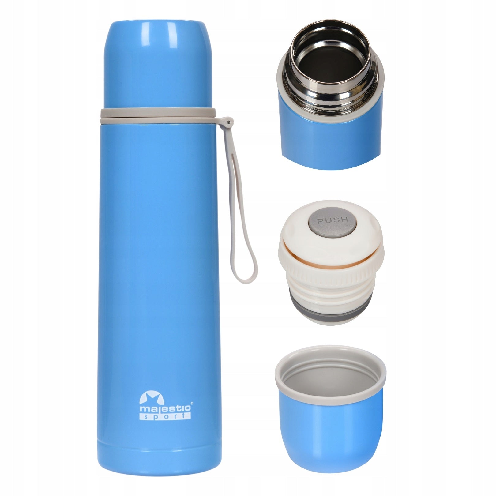 Thermos steel thermal bottle water bottle Majestic Sport IZALCO 500 ml