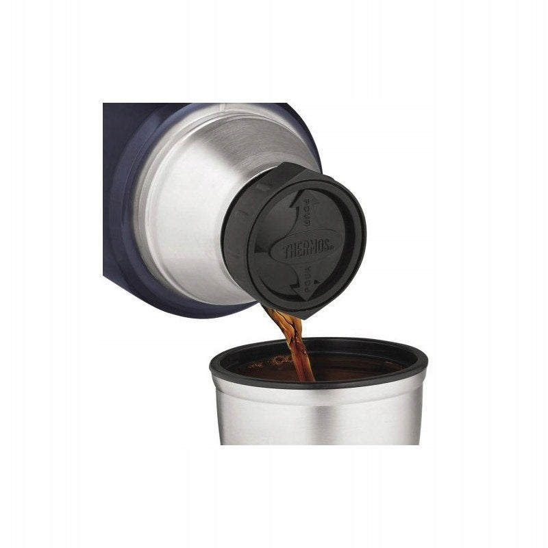 Thermos with drink holder - copper Packaging status original
