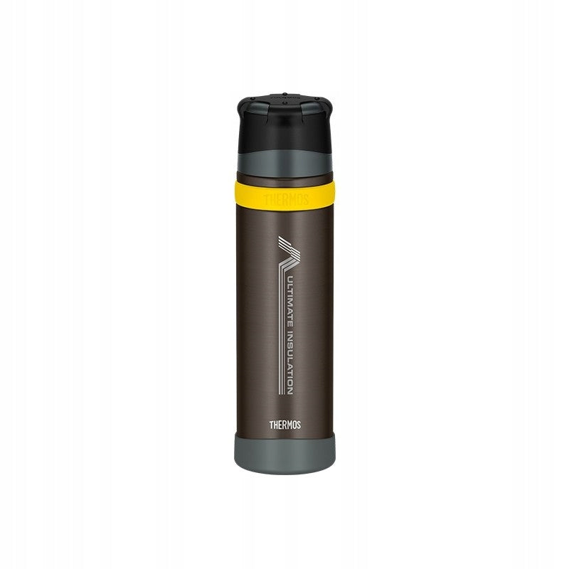 Thermos with mug Thermos Mountain FFX 0.9L brown
