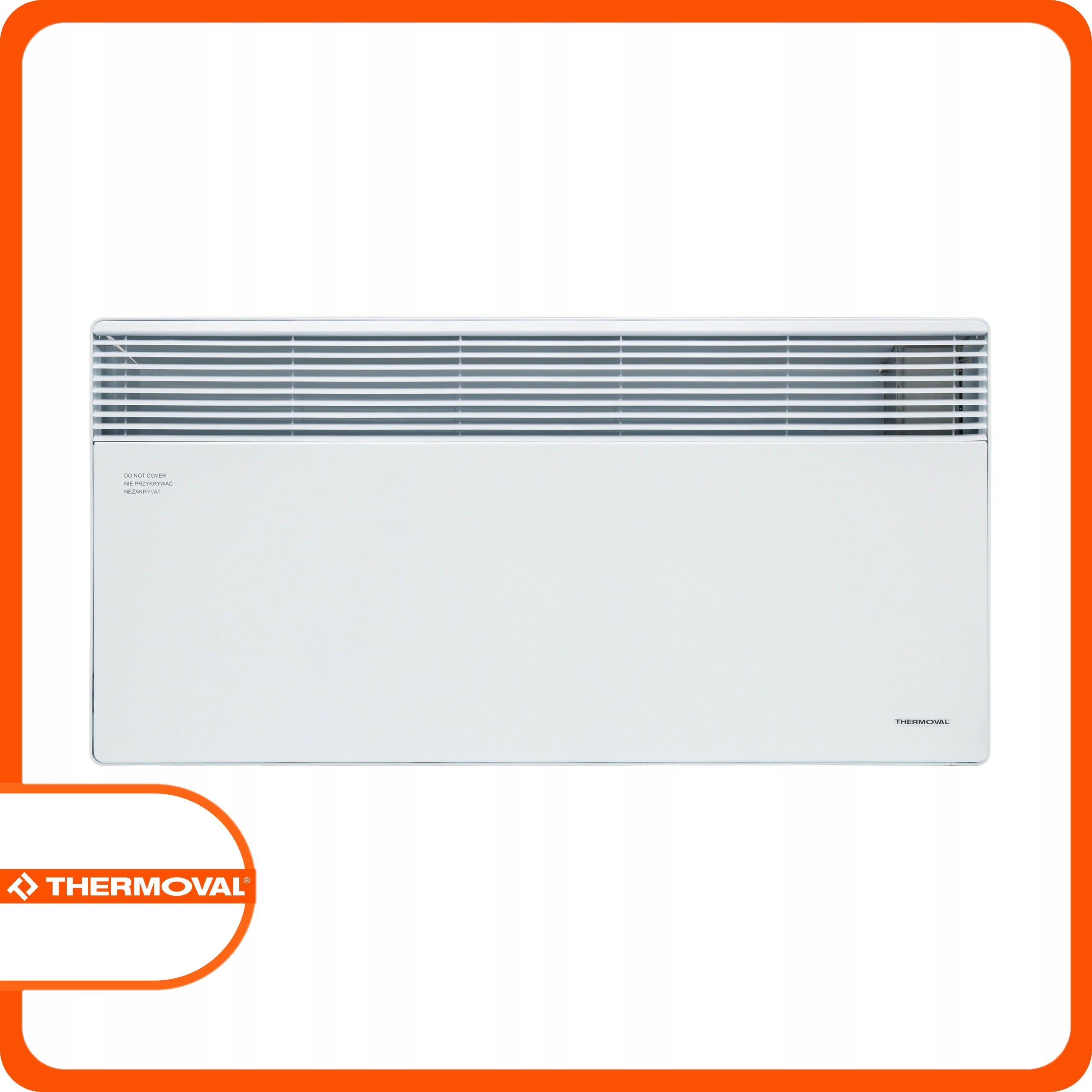 Thermoval Electric wall convector heater T17 2500W, white legs Packaging status original