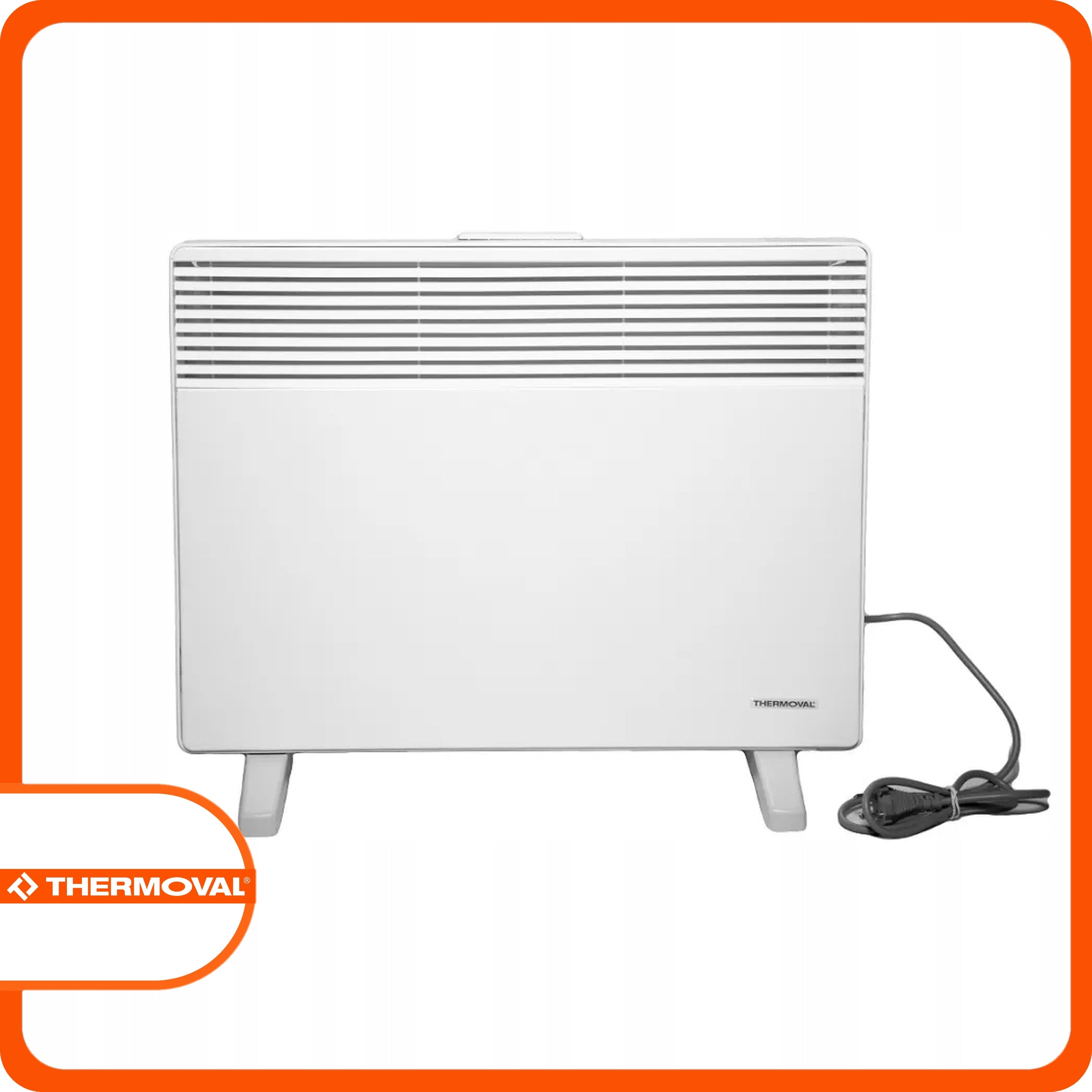 Thermoval Electric wall convector heater TX 1000W feet TC white Packaging status original