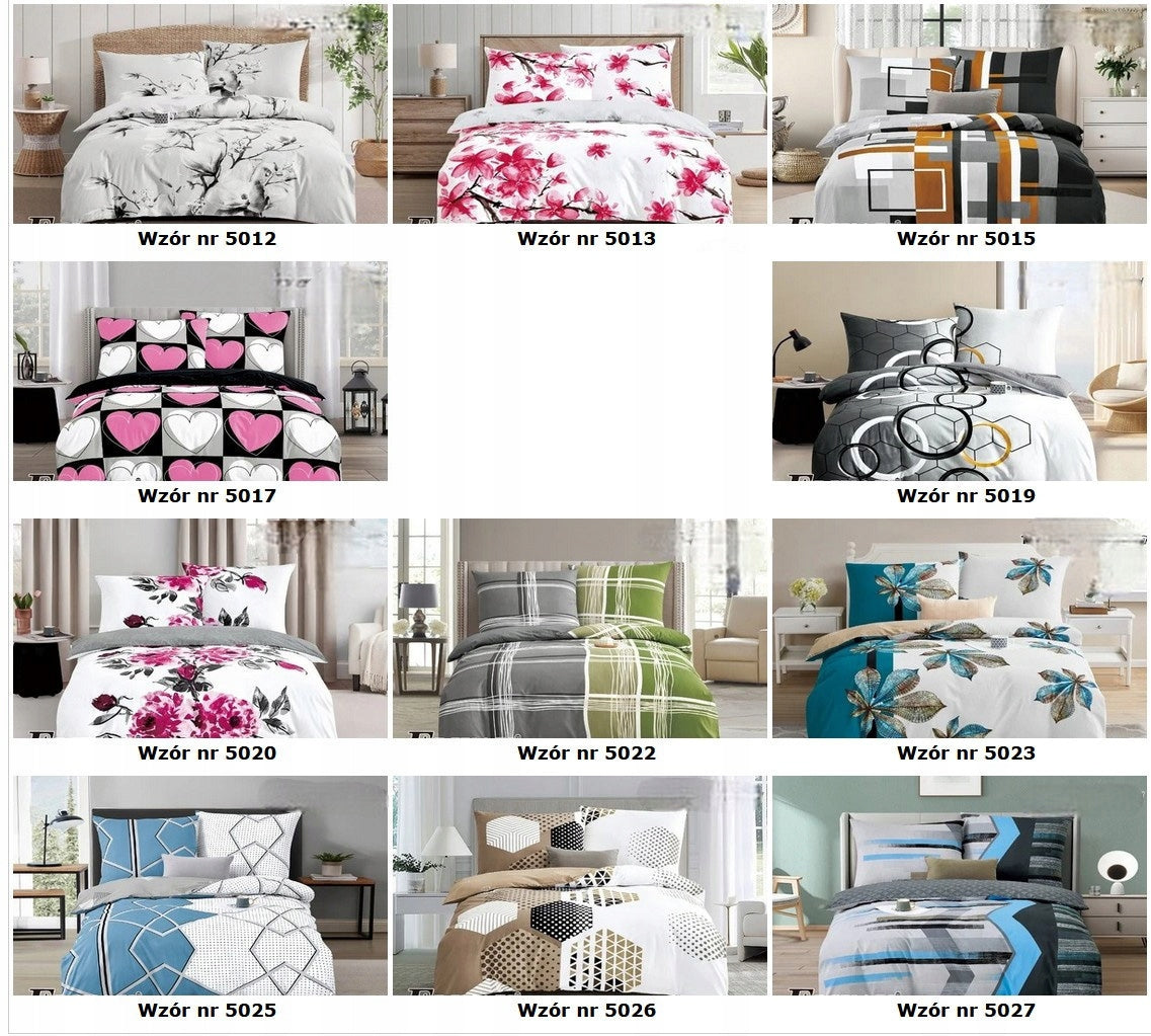 Thick Bedding Elway 160x200 Cotton + 2 double-sided pillowcases Quilt dimensions 160x200cm