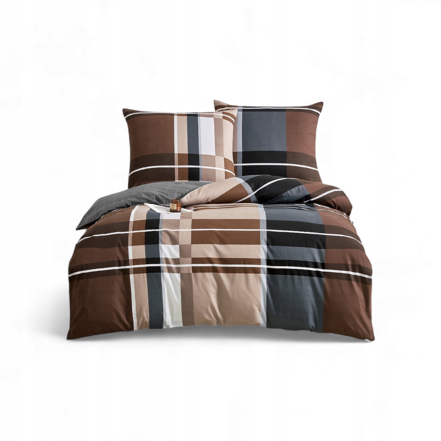 Thick Bedding Elway 160x200 Cotton + 2 double-sided pillowcases