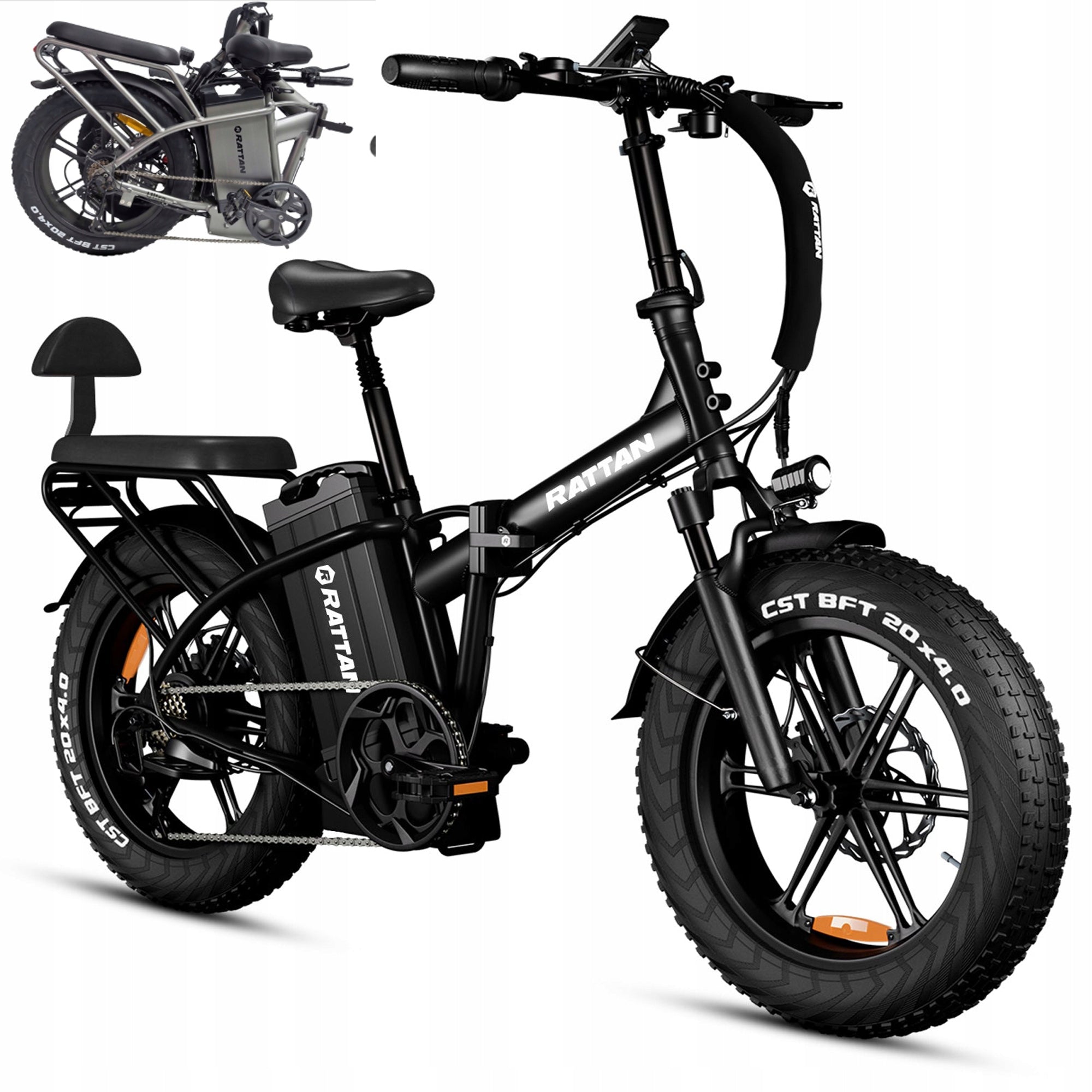 Thick Tire Electric Vehicle Rattan 1800W 48 40.5AH 51KM/H 200HP Shimano7