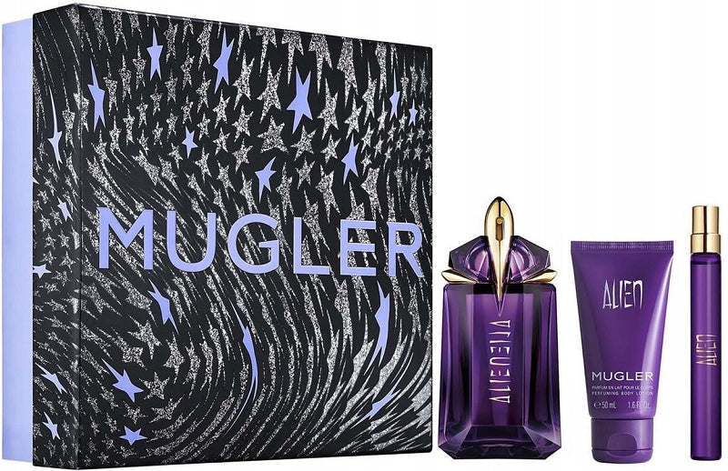 Thierry Mugler Alien miniature 10ml + body lotion 50ml + perfume water