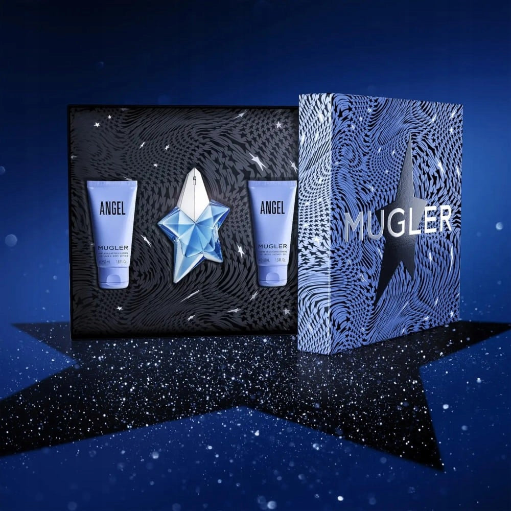 Thierry Mugler Angel Edp25 mL+gel 50ml+Body lotion 50ml Set a3 new Brand Thierry Mugler