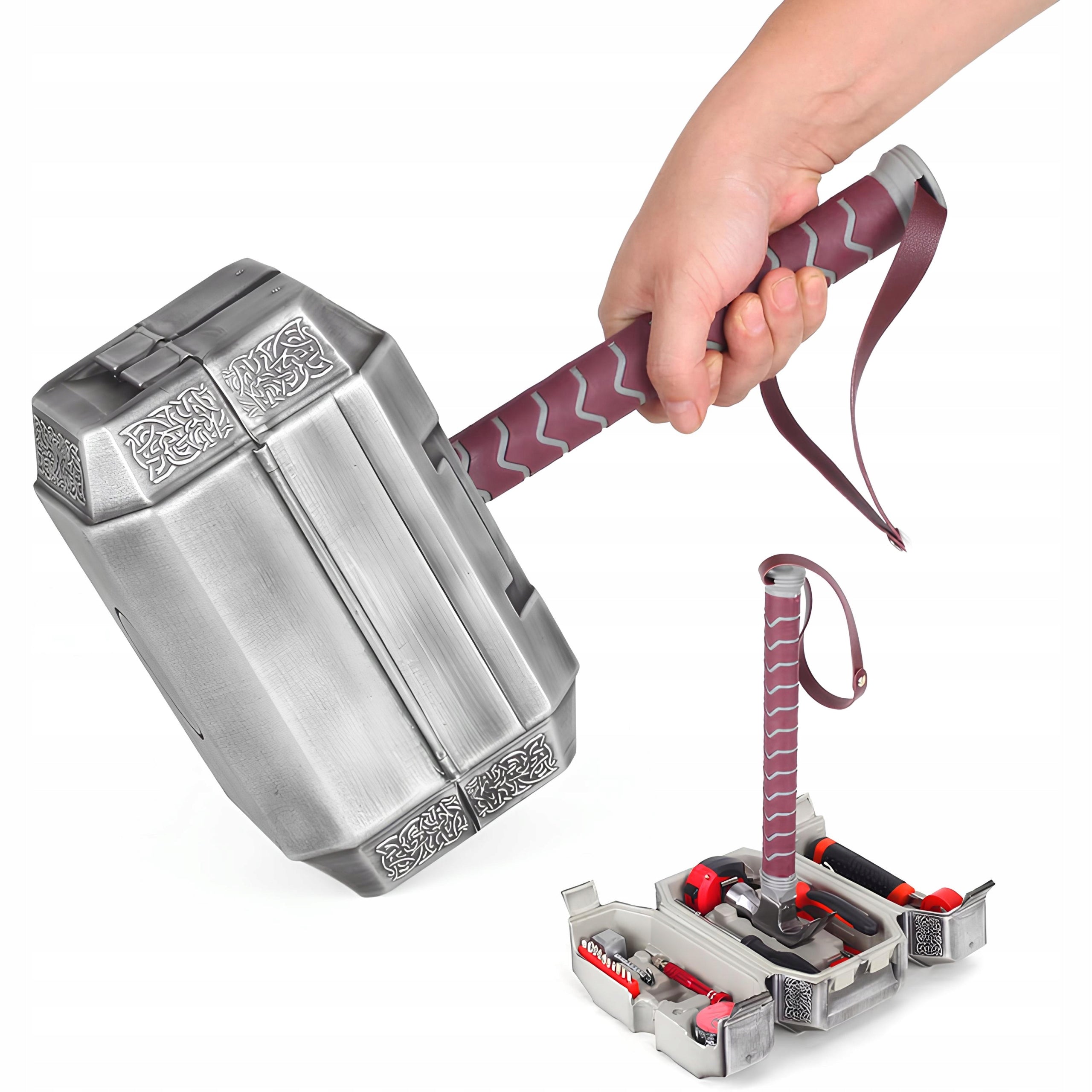 Thor's Hammer Tool Case in Real Metal 29 Elements