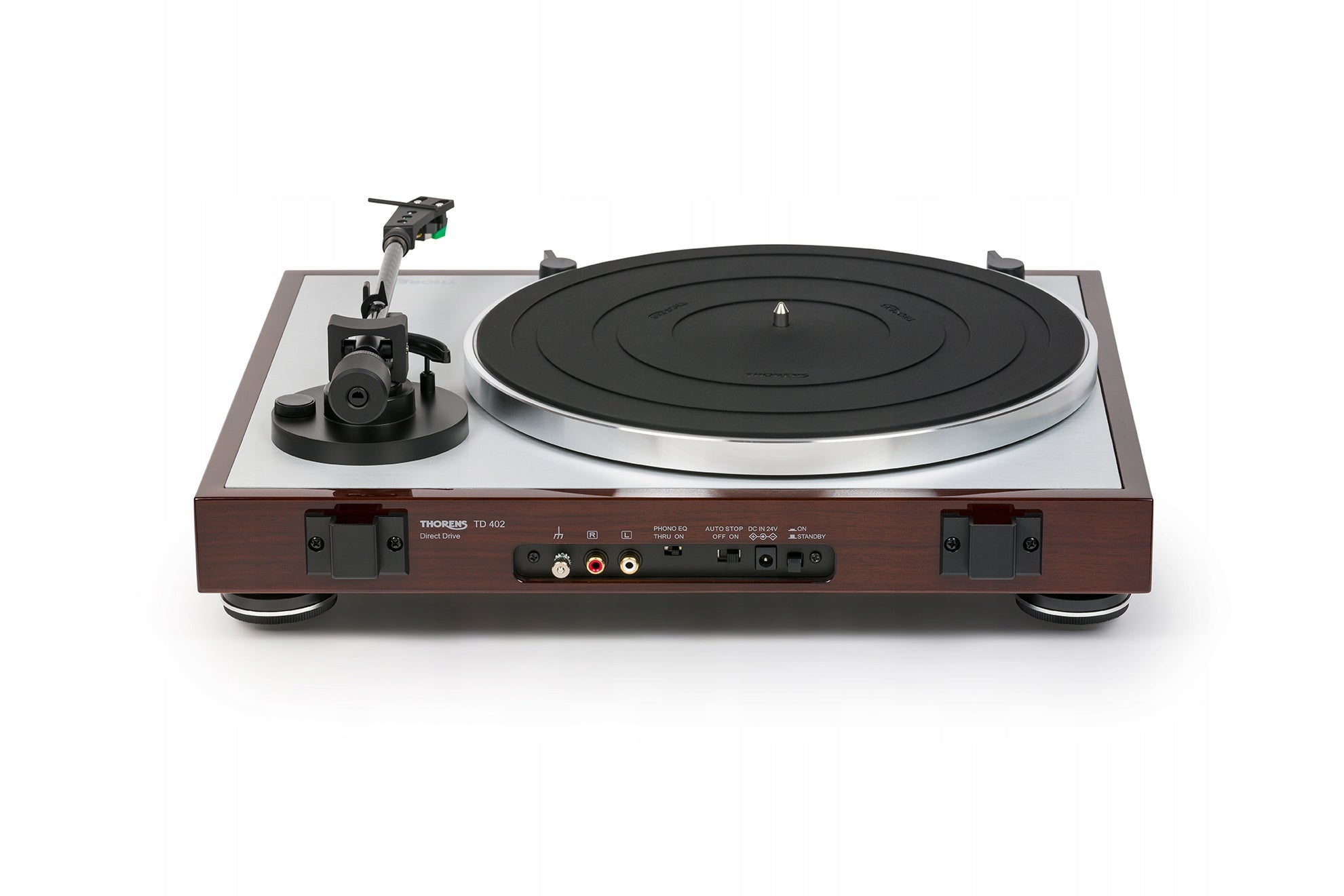 Thorens TD 402DD | semi-automatic turntable | piano walnut Manufacturer code TD-402 DD