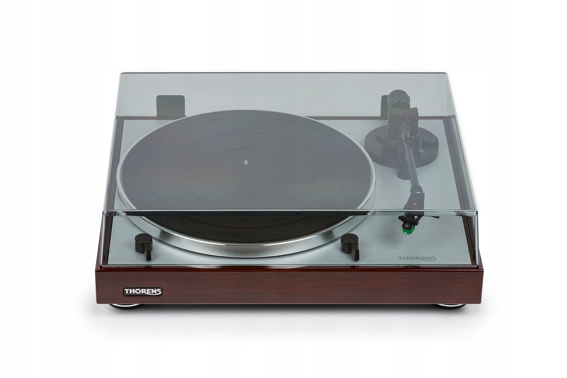 Thorens TD 402DD | semi-automatic turntable | piano walnut Packaging status original