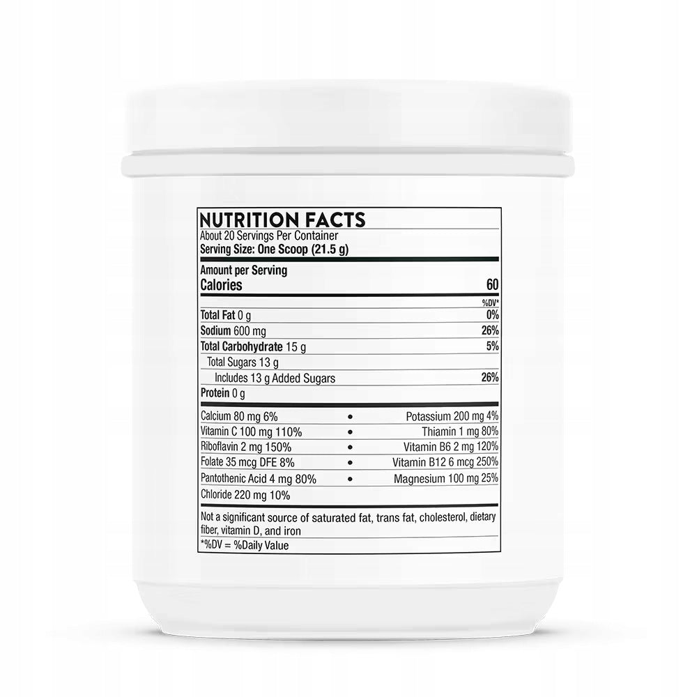 Thorne Advanced Electrolytes - Lemon Lime Electrolytes 430 g Manufacturer code THR-01590