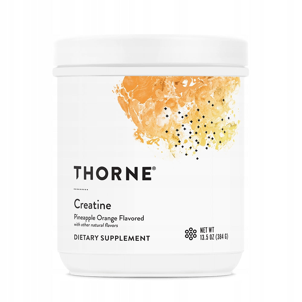 Thorne Creatine – Monohydrate, pineapple flavour with orange, 384 g
