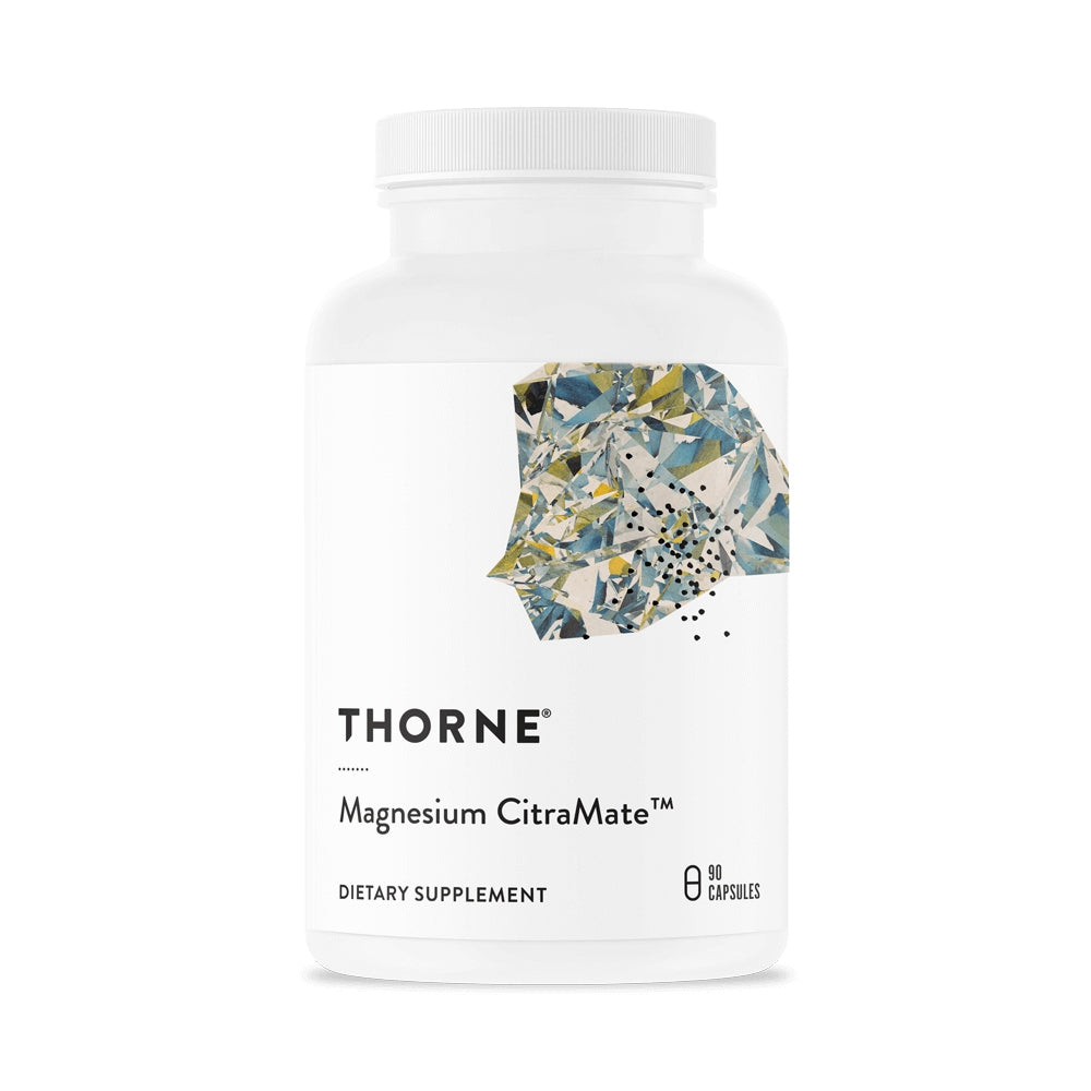 Thorne Magnesium CitraMate - magnesium in two forms, 135 mg, 90 capsules
